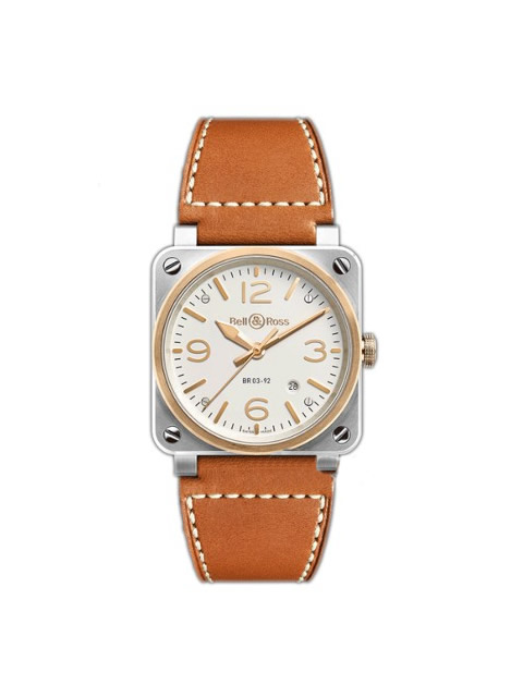 Bell & Ross AVIATION Series BR 03-92 STEEL & ROSE GOLD Watch