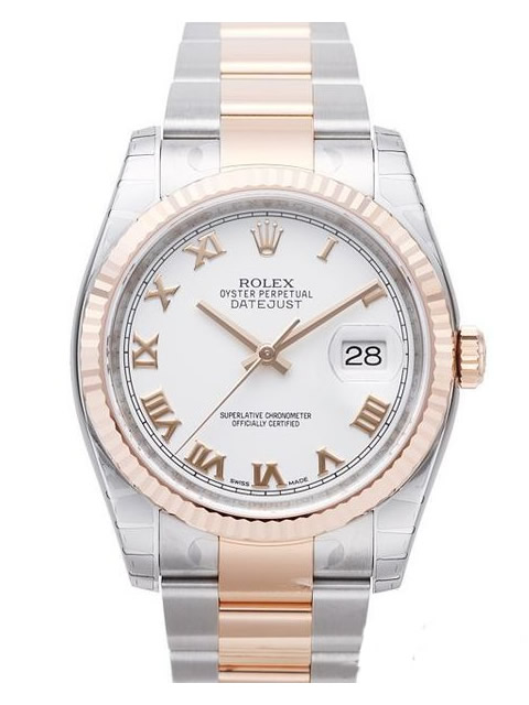 Rolex Datejust Series 116231 White Dial Automatic Mechanical Watch