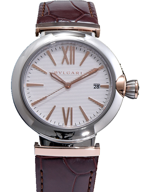 Montre pour femme Bvlgari Creative Jewellery collection 102571 LU40C6SSPGLD, boîtier en acier inoxydable, maillons en or rose 18K