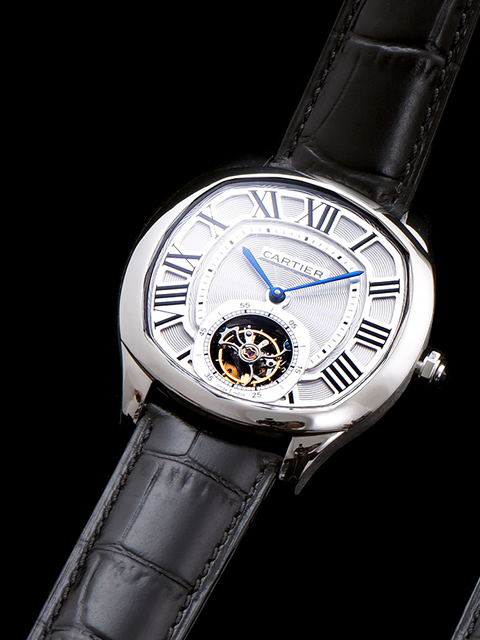 Drive de Cartier collection W4100013 tourbillon watch, stainless steel case