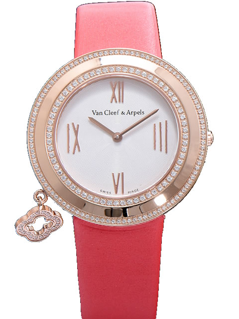 Van Cleef & Arpels Charms VCARM95100 quartz watch for best friends and couples