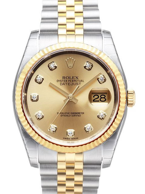 [[NOOB Factory New Version]] Rolex Datejust Automatic Mechanical Gold Watch 116233G