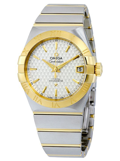 Omega Constellation series 123.20.38.21.02.009 watch, textured dial