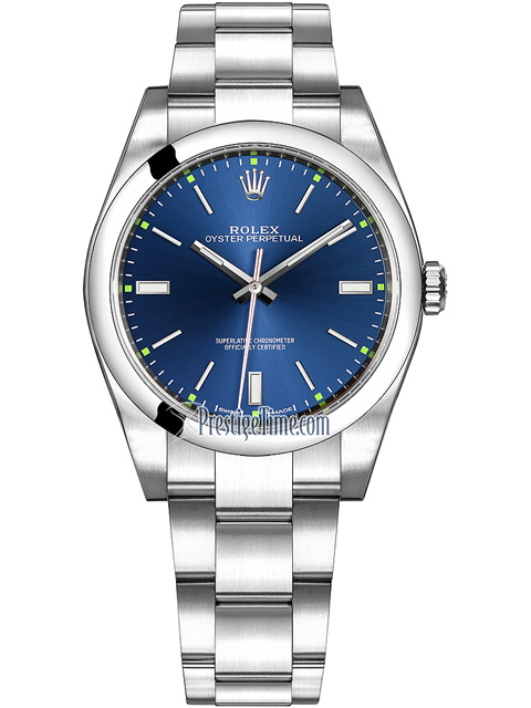 [JF Perfect Edition] Rolex Oyster Perpetual Series 114300 (Blue Dial) Mechanical Men's Watch