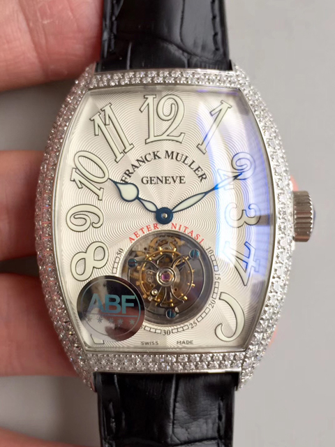 Franck Muller 8880 (diamond-set case) Tourbillon Mechanical Men's Watch