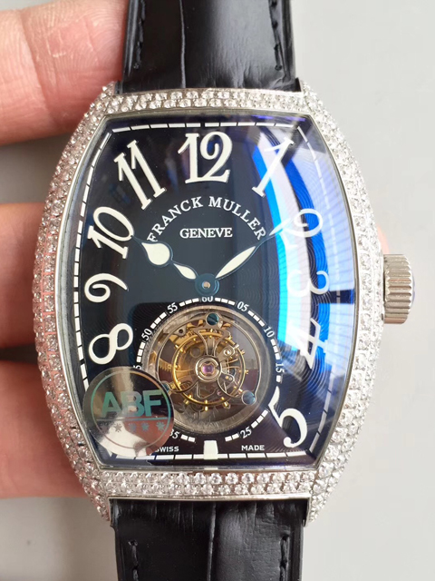 Franck Muller 8880 (diamond-set case) Tourbillon Mechanical Men's Watch