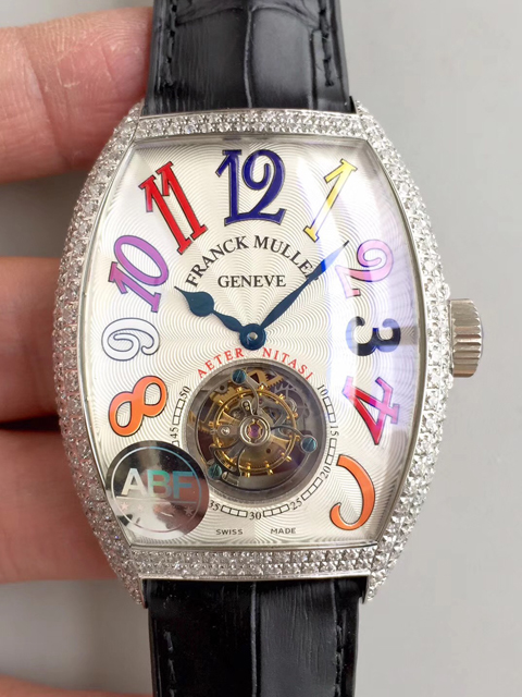 Franck Muller 8880 (diamond-set case) Tourbillon Mechanical Men's Watch
