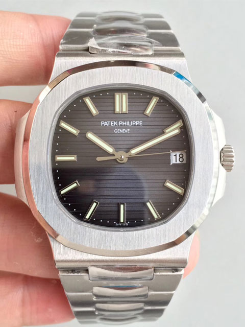 [PT Factory Boutique Recommendation] Patek Philippe Nautilus series white gold black dial men's watc...