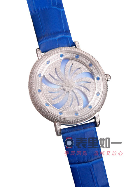 Chopard diamond-set luxury quartz ladies' watch, Pinwheel design 45*14mm unisex watch