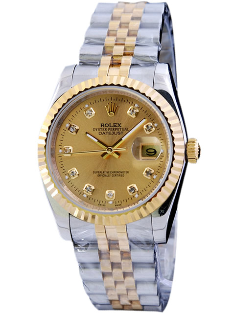Rolex 18K Gold Datejust mechanische Herrenuhr 116233