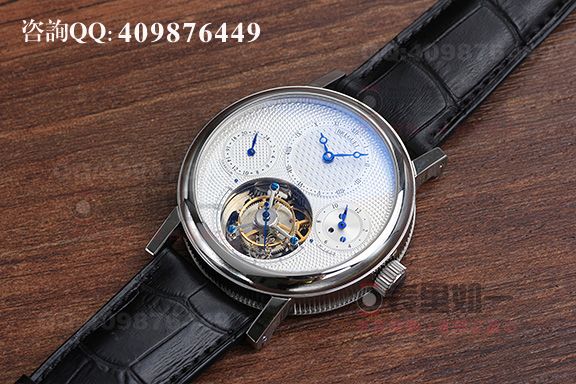 Breguet Tourbillon premium tourbillon mechanism watch white dial