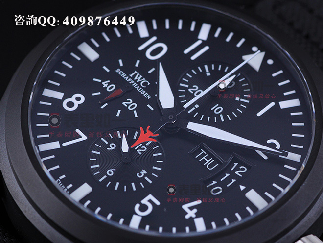 [Replica watch] IWC split-seconds chronograph classic Pilot series IW378901 mechanical men's watch