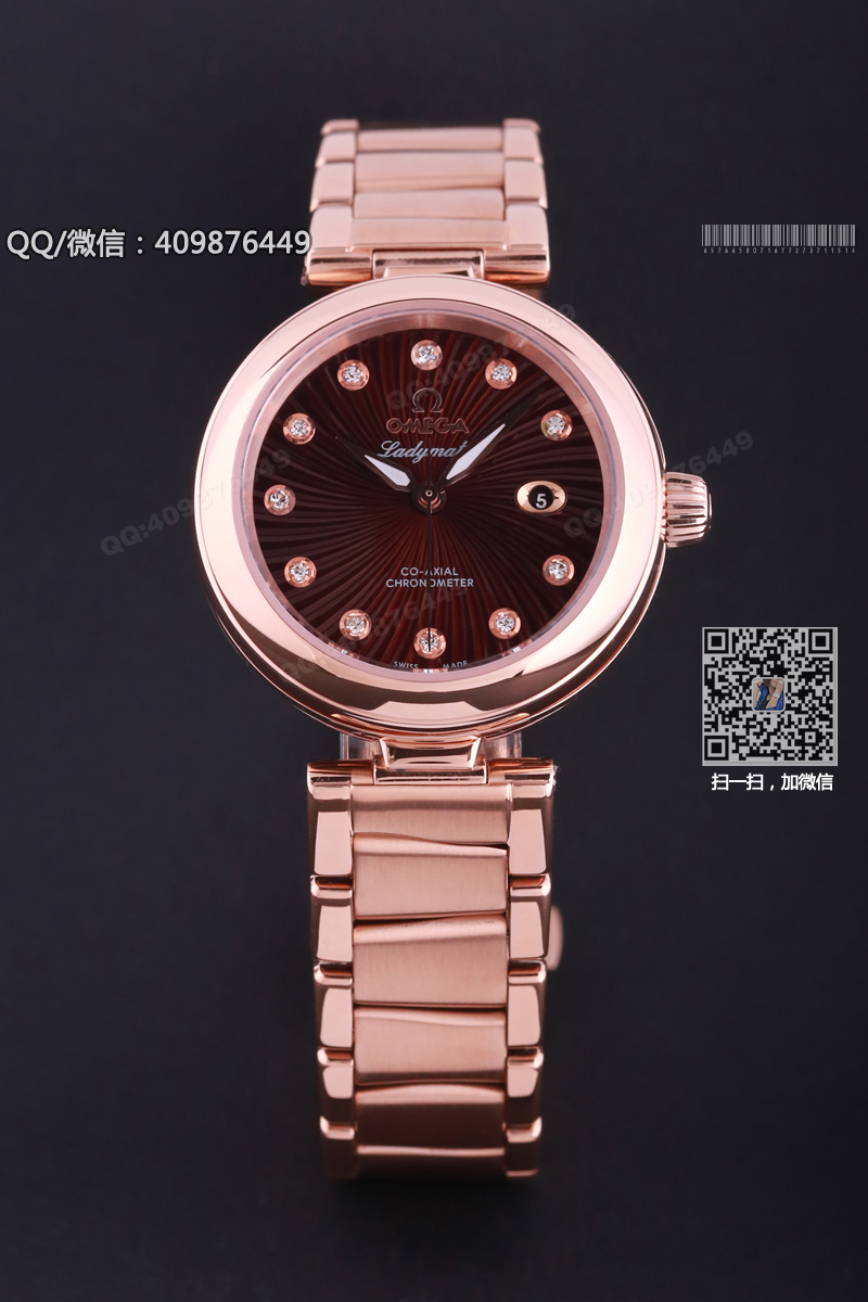 [Top replica watch] Omega De Ville Ladymatic women's watch collection 34 mm co-axial watch 425.60.34.20.63.001