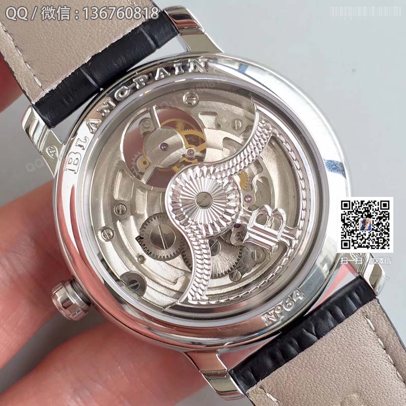 JB Blancpain Villeret series 6900-3430-55b tourbillon men's watch JB Blancpain Villeret series 6900-3430-55b tourbillon men's watch
