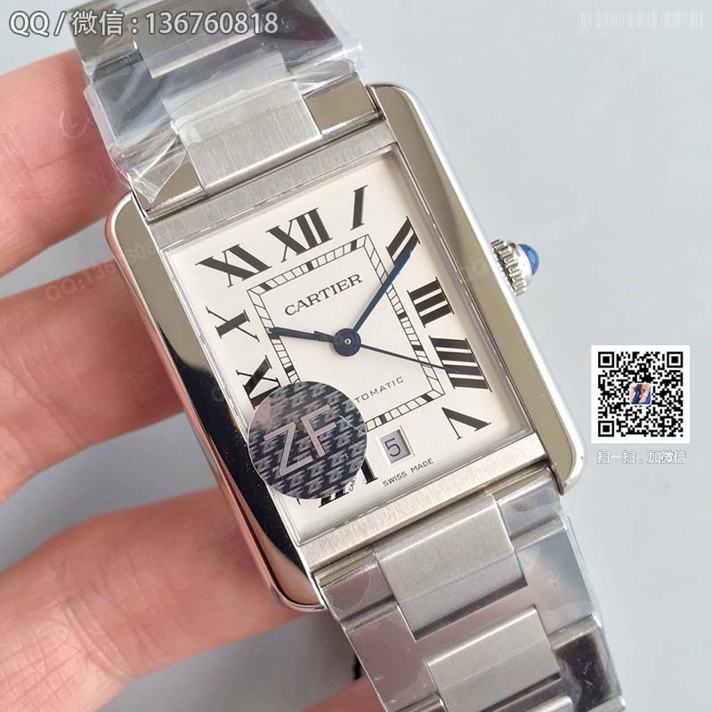 [ZF Perfect Edition] Cartier Tank Solo Collection W5200028 Mechanical Men's Watch
