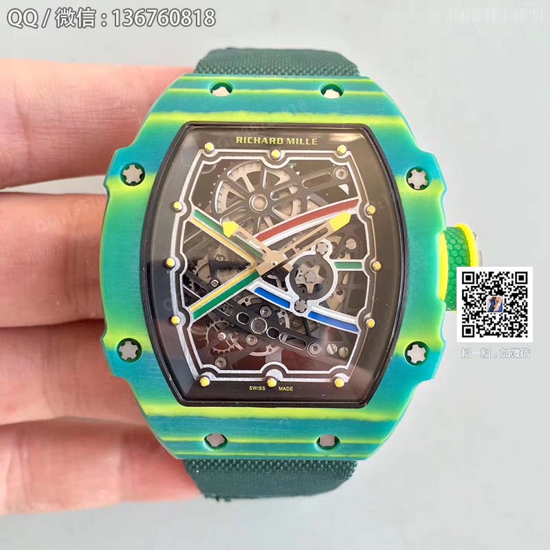 Męski zegarek mechaniczny KV Perfect Edition Richard Mille seria RM 67-02 Wayde van Niekerk