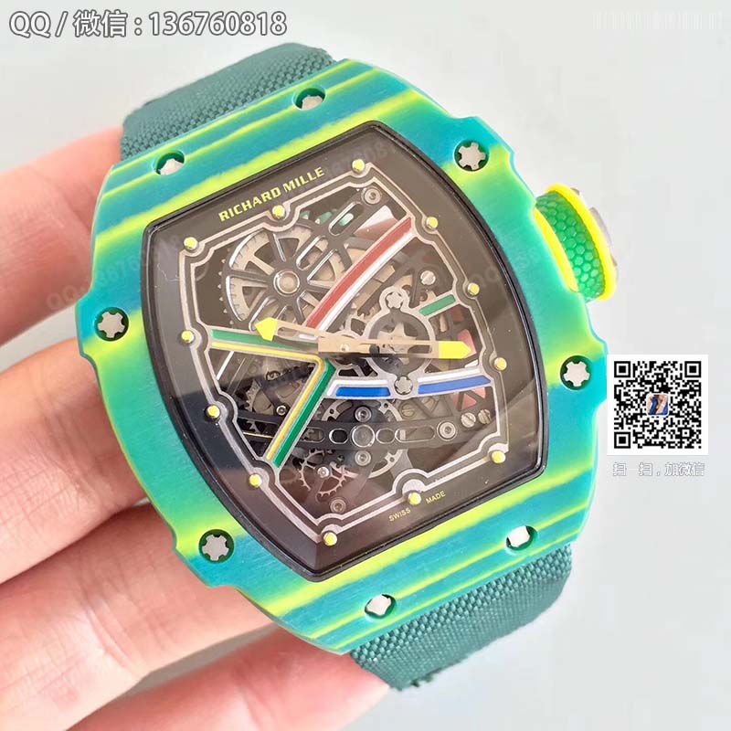 Męski zegarek mechaniczny KV Perfect Edition Richard Mille seria RM 67-02 Wayde van Niekerk