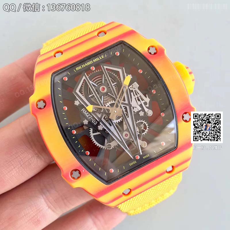 Pánské mechanické hodinky Richard Mille RM 27-03 z dokonalé edice KV
