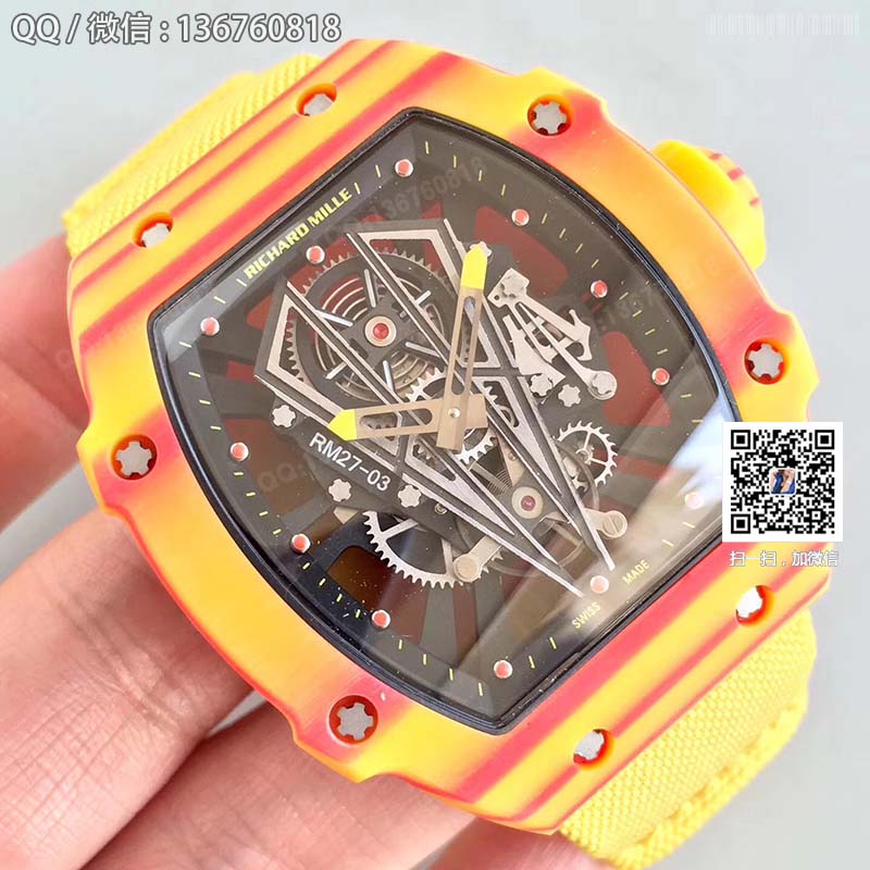 Pánské mechanické hodinky Richard Mille RM 27-03 z dokonalé edice KV