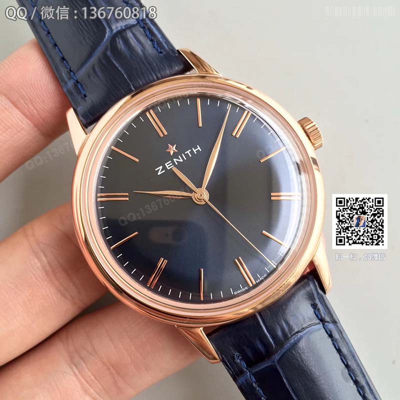 Zenith 150 jubiliejinio leidimo 03.2272.6150 vyriškas replikos laikrodis