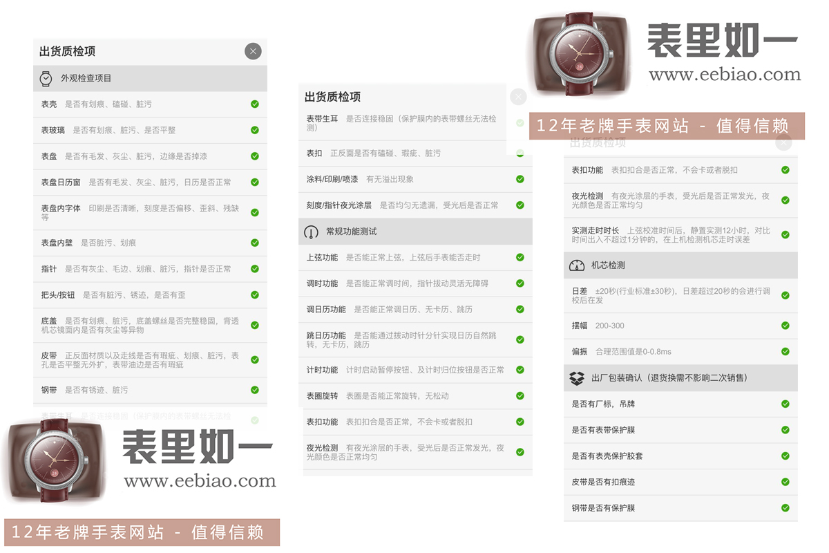 表里如一内部质检图 表里如一内部质检图