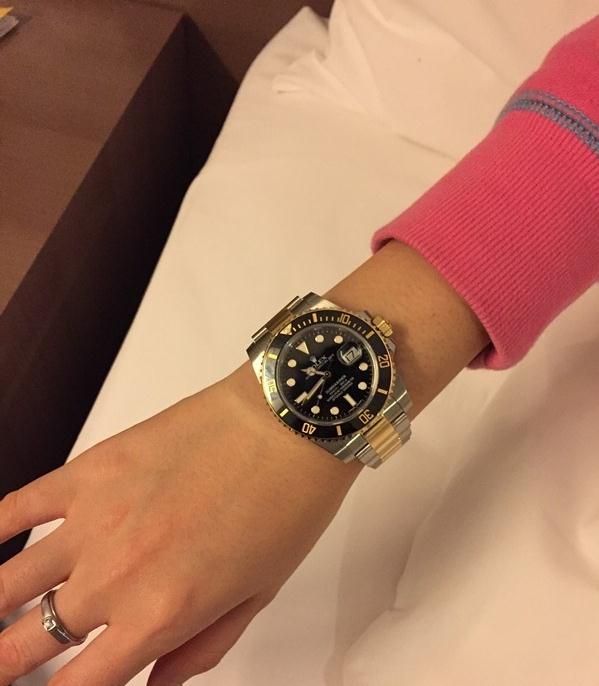 The long-awaited steel and gold Rolex Submariner series 116613LN Black Dial