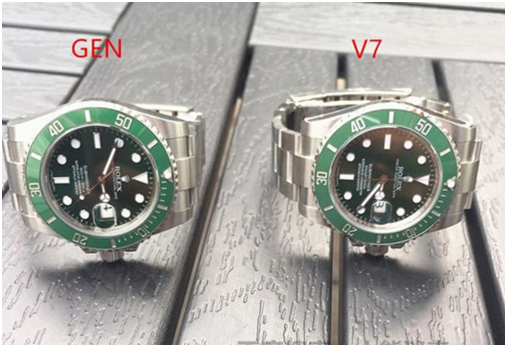 [Noob Factory V7 Version] Rolex Submariner Watch 116610LV Kermit Submariner
