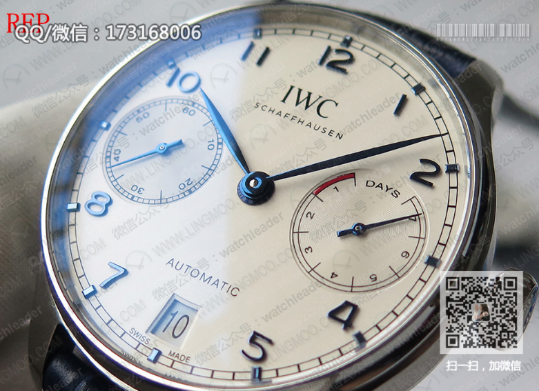 [ZF Factory Edition] IWC Portuguese automatic mechanical watch IW500107 Seven-Day Power Reserve