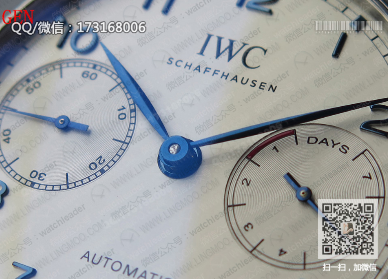[ZF Factory Edition] IWC Portuguese automatic mechanical watch IW500107 Seven-Day Power Reserve