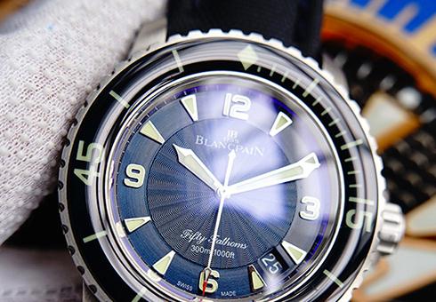 ZF厂宝珀五十噚蓝盘5015D-1140-52B评测 ZF厂宝珀五十噚蓝盘5015D-1140-52B评测